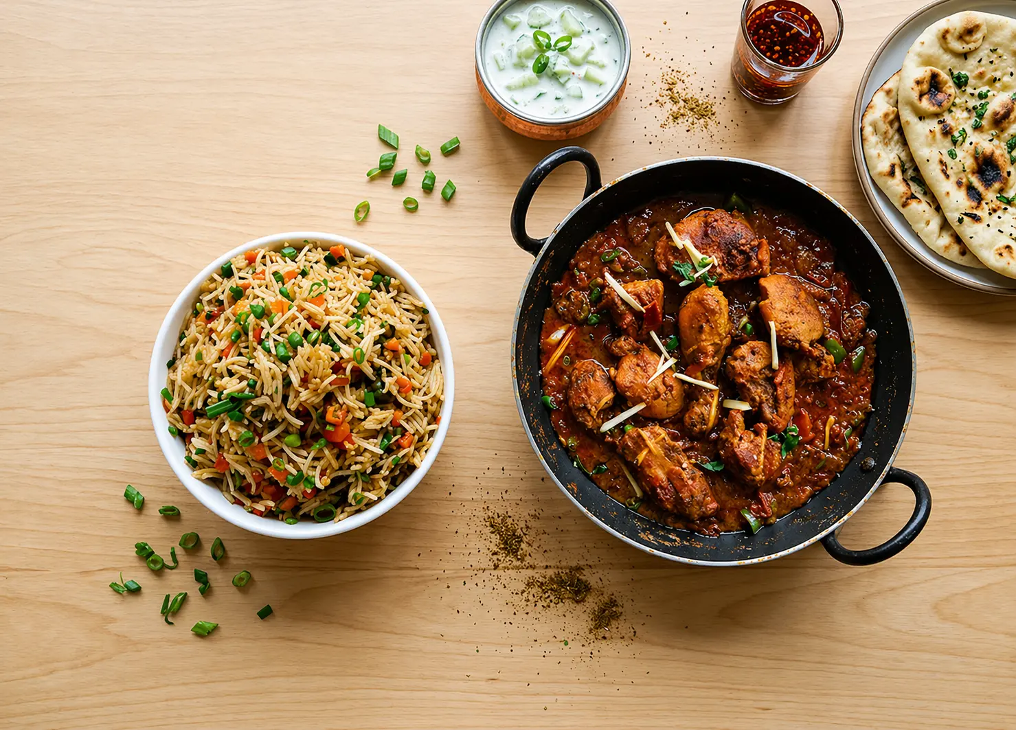 Signature Indian curries and tandoor specialties at Jaipur India Cuisine, Cochrane AB