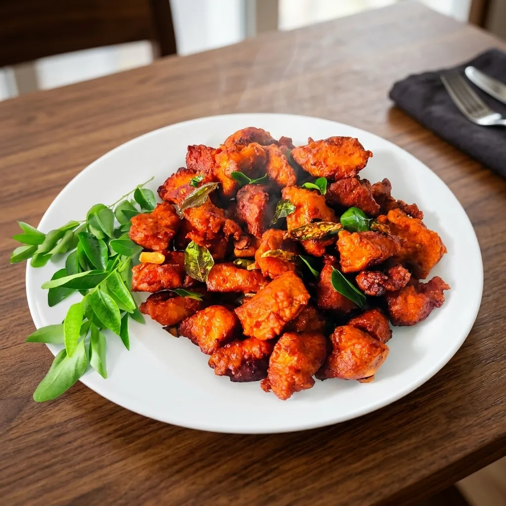 Chicken 65 appetizer at Jaipur India Cuisine, Cochrane AB